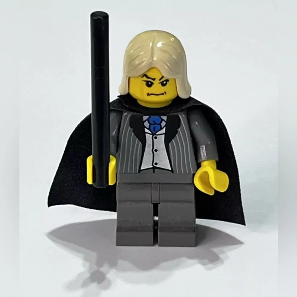 Lego Lucius Malfoy Figure With Wand from Harry Potter Set 4731